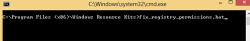 Windows Command Prompt Window